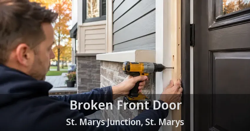 Broken Front Door St. Marys Junction, St. Marys - ON