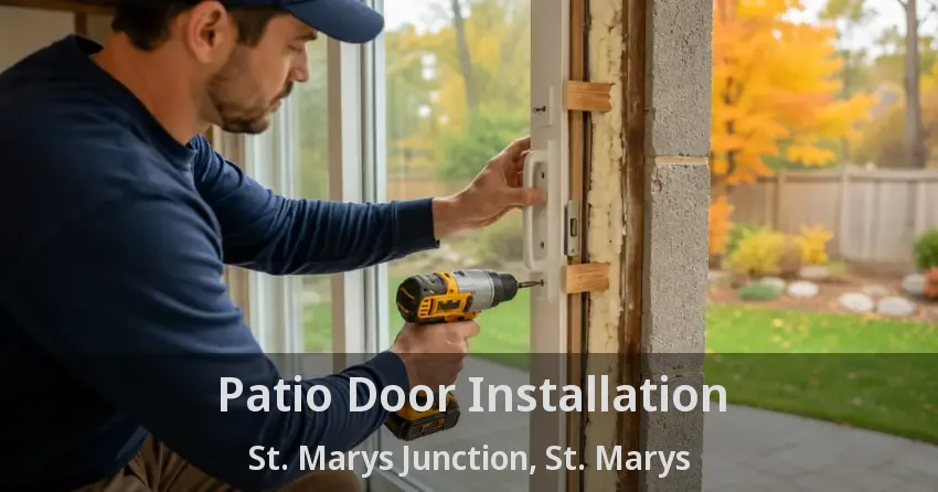 Patio Door Installation St. Marys Junction, St. Marys - ON