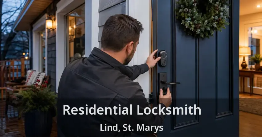 Residential Locksmith Lind, St. Marys - ON