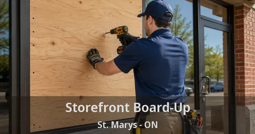 Storefront Board-Up St. Marys - ON