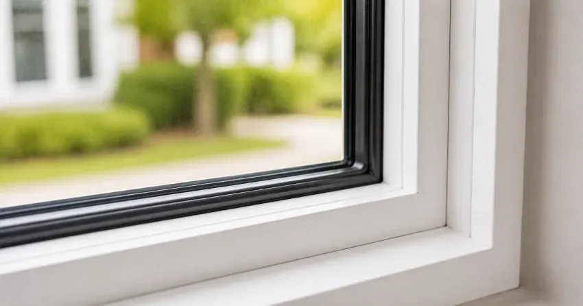 technician repairing window and door hardware in Lind, St. Marys home