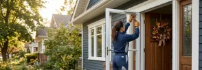 Storm Door Install Lind, St. Marys